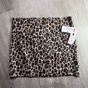 JOLT Leopard Mini Skirt